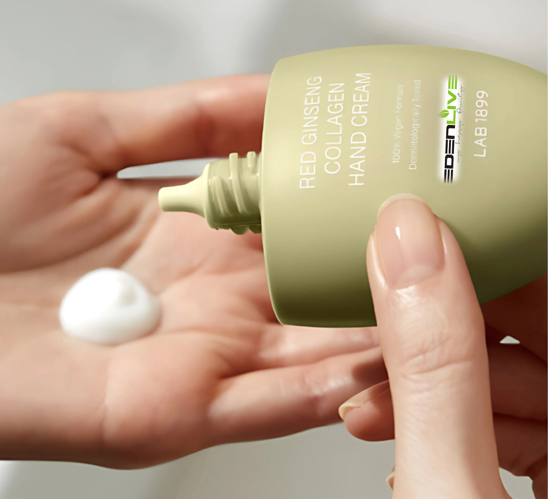 Kolagenový krém na ruce z červeného ženšenu